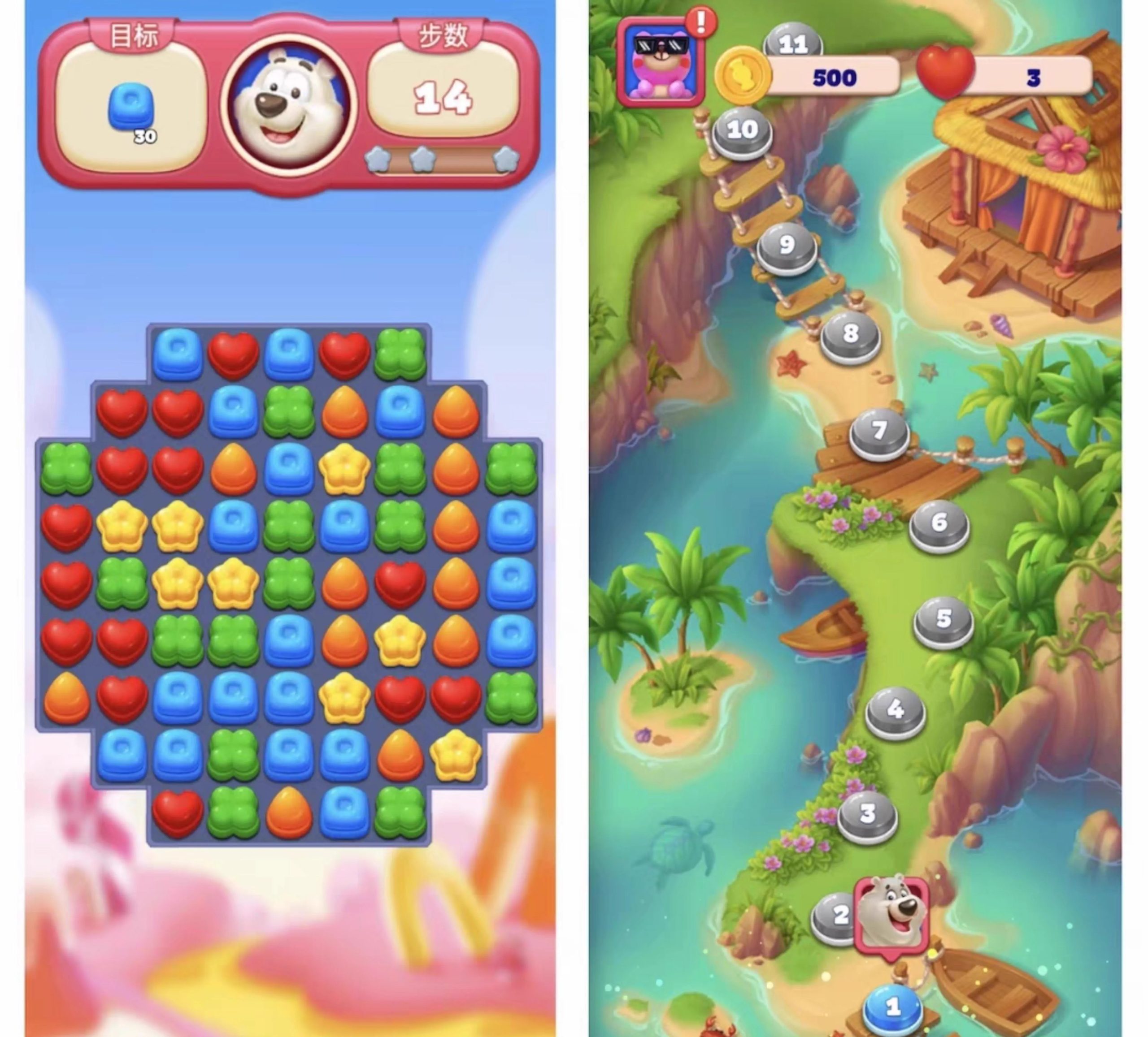 Cocos源码 糖果消消乐 Cocos creator 游戏源码 3下载 – 功能介绍与部署说明 - 零一资源